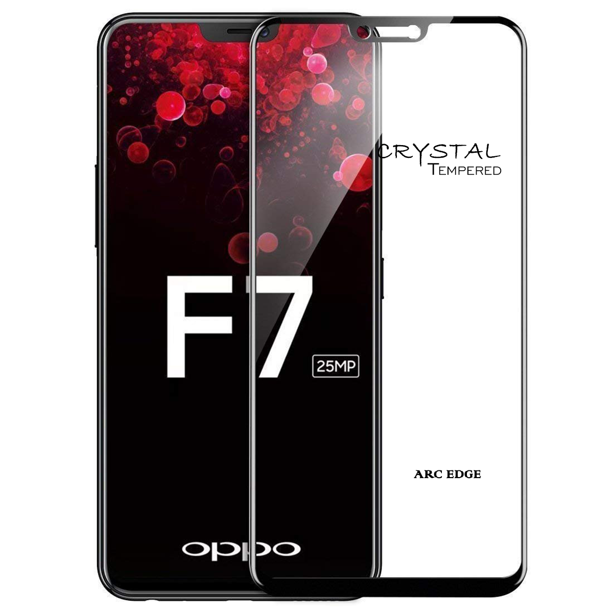 iFix Crystal 5D Tempered Glass for OPPO F7/R15