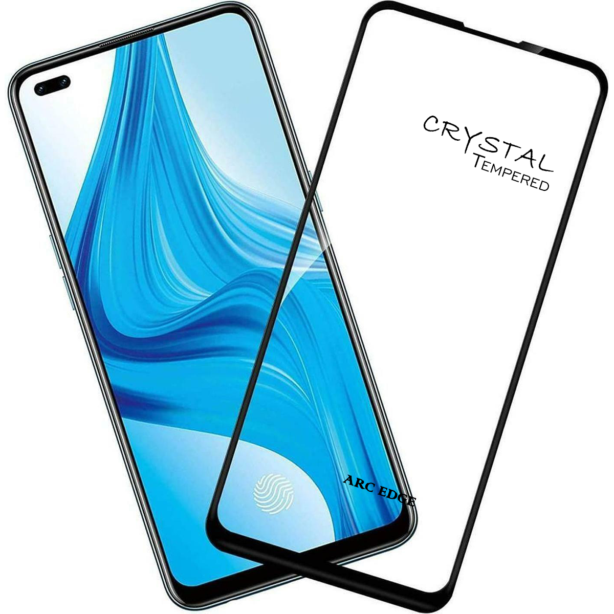 iFix Crystal 5D Tempered Glass for OPPO A93 4G/F17 PRO/RENO 4F/4/4 SE/4F/5 5G