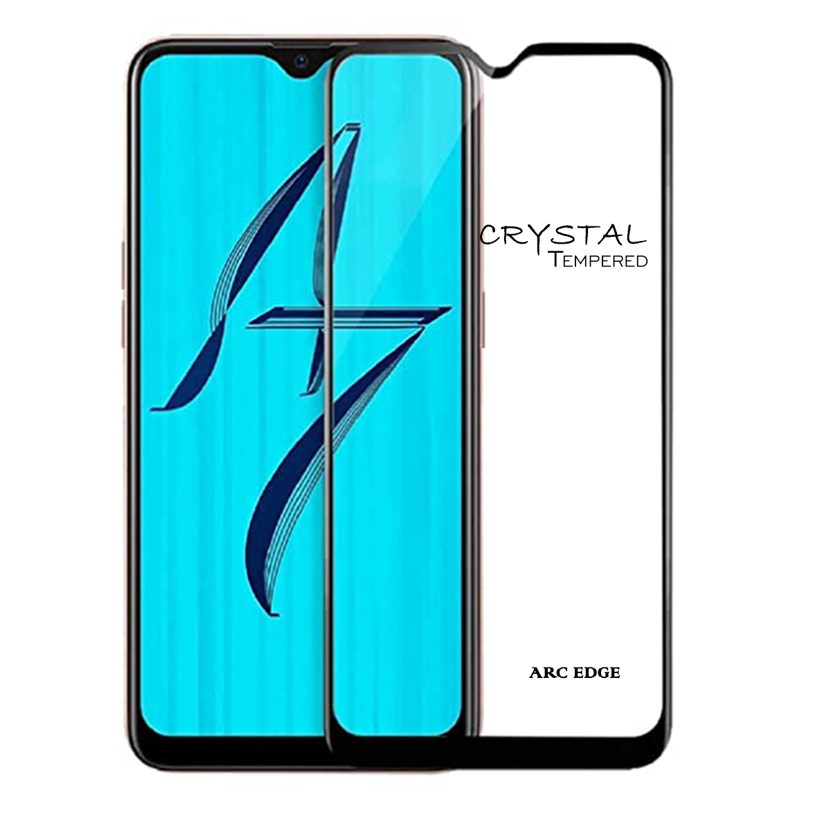 iFix Crystal 5D Tempered Glass for OPPO A7/A5S/A11K/A12/REALME 3