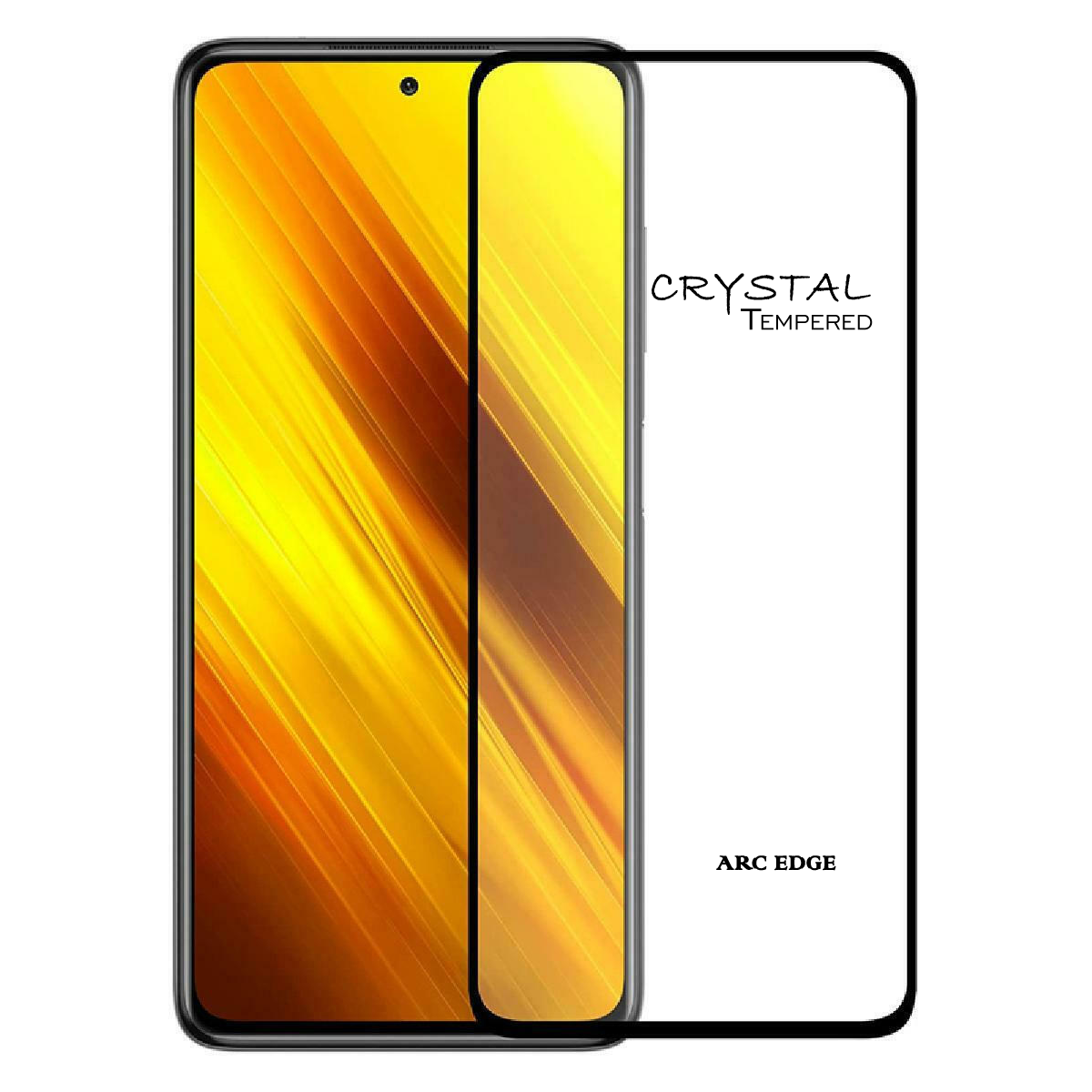 iFix Crystal 5D Tempered Glass for XIAOMI POCO X3 GT