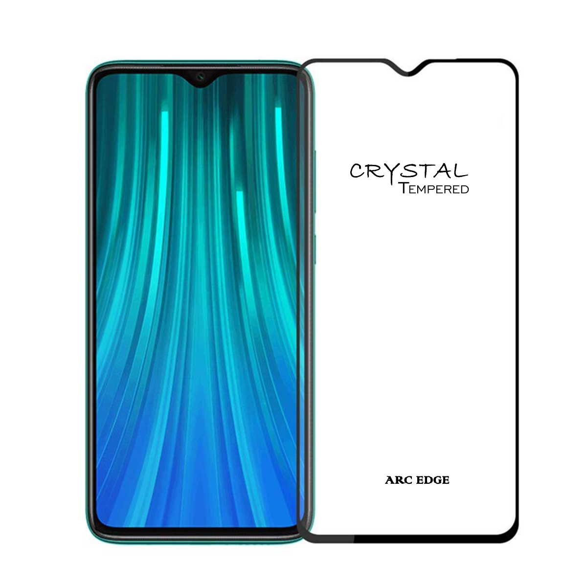 iFix Crystal 5D Tempered Glass for REDMI NOTE 8 PRO/NOTE 9 4G/REDMI 9 POWER/9T/ POCO M3