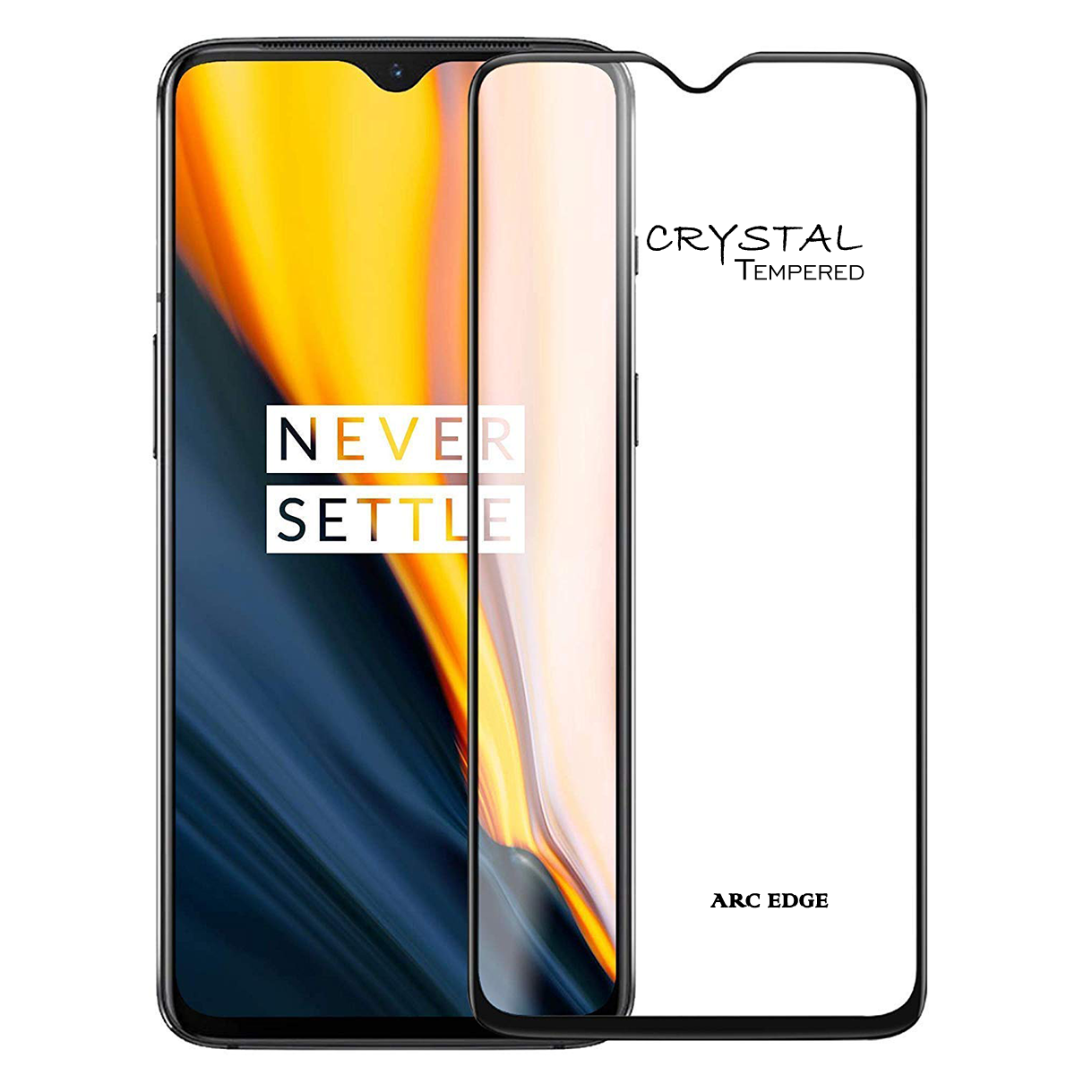 iFix Crystal 5D Tempered Glass for ONE PLUS 7T/1+7T