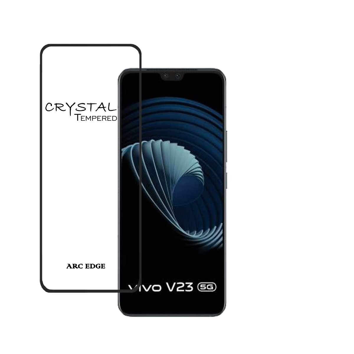 iFix Crystal 5D Tempered Glass for VIVO V23 5G