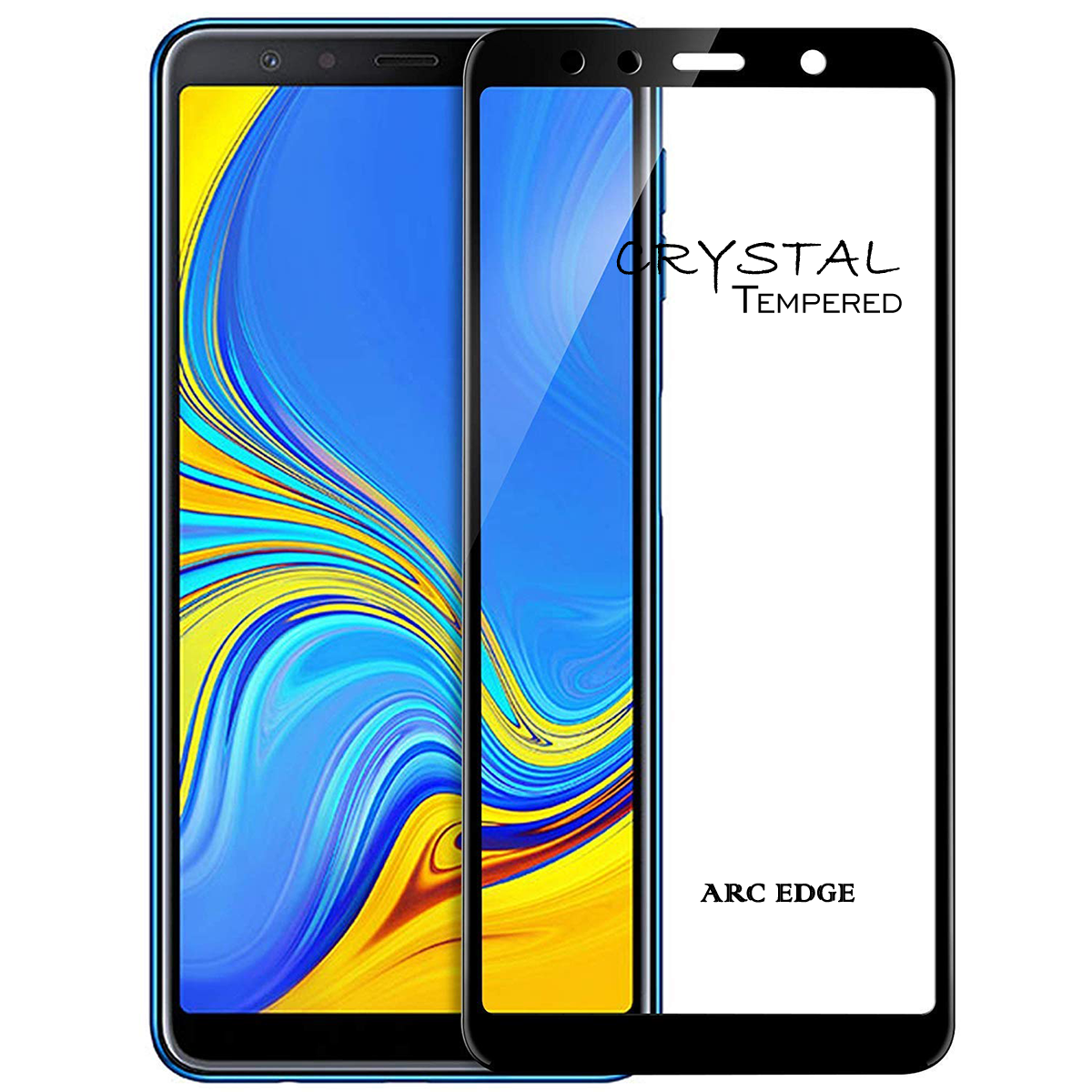 iFix Crystal 5D Tempered Glass for SAMSUNG A7 2018/A750