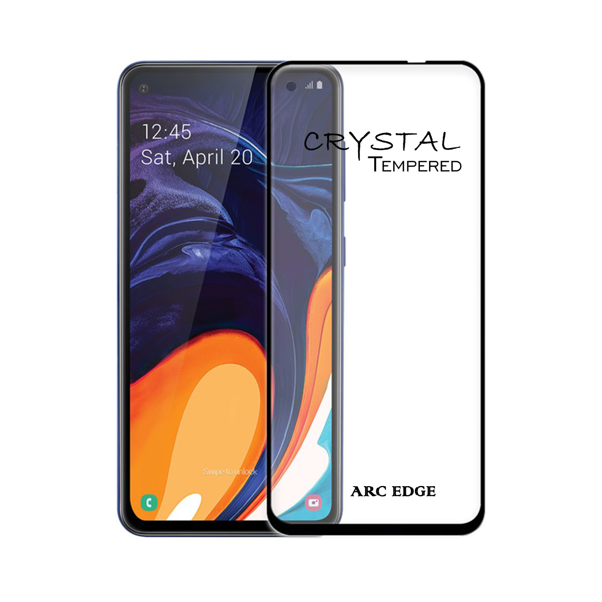 iFix Crystal 5D Tempered Glass for SAMSUNG A60/M40