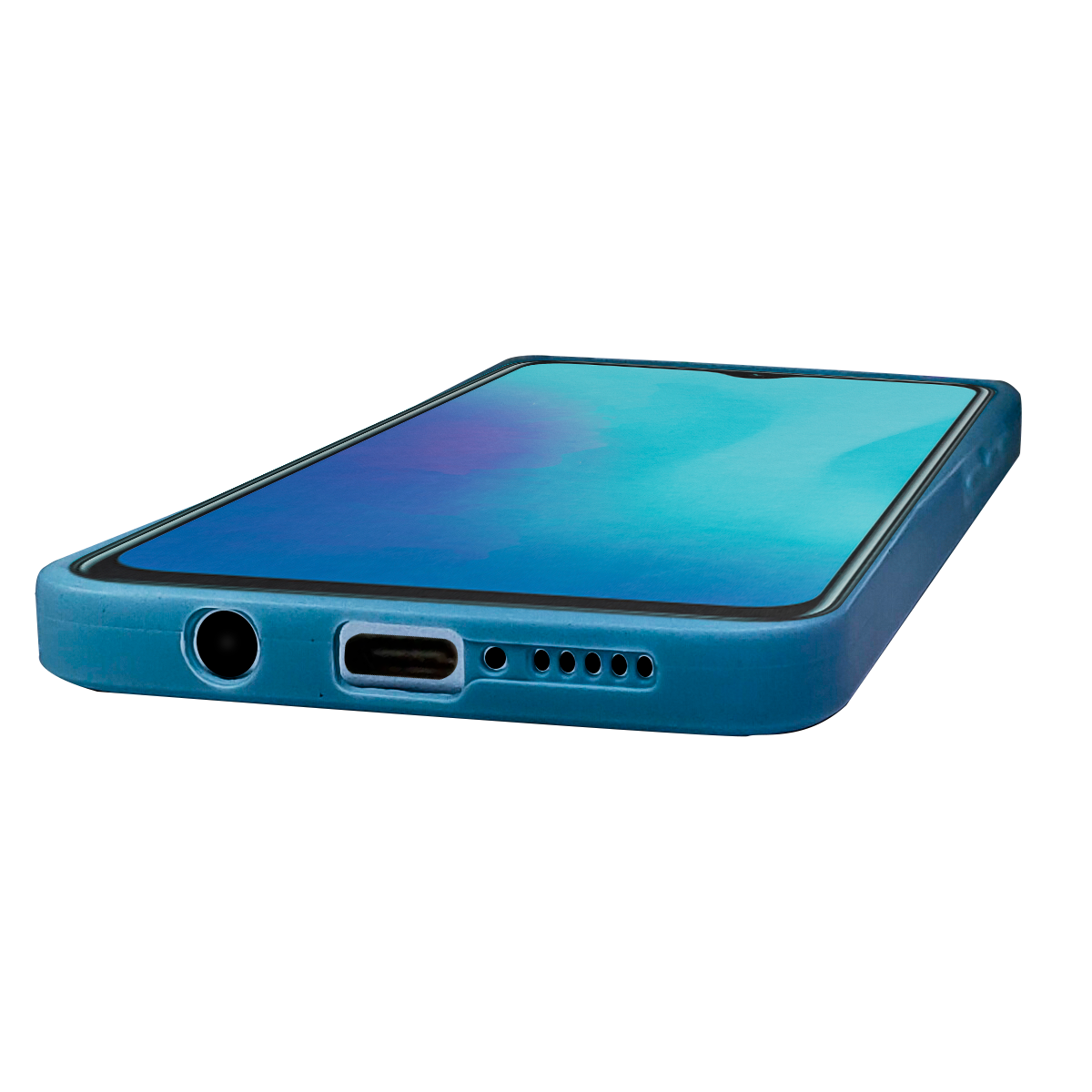 Silicon case for Redmi note 8 pro (Blue)