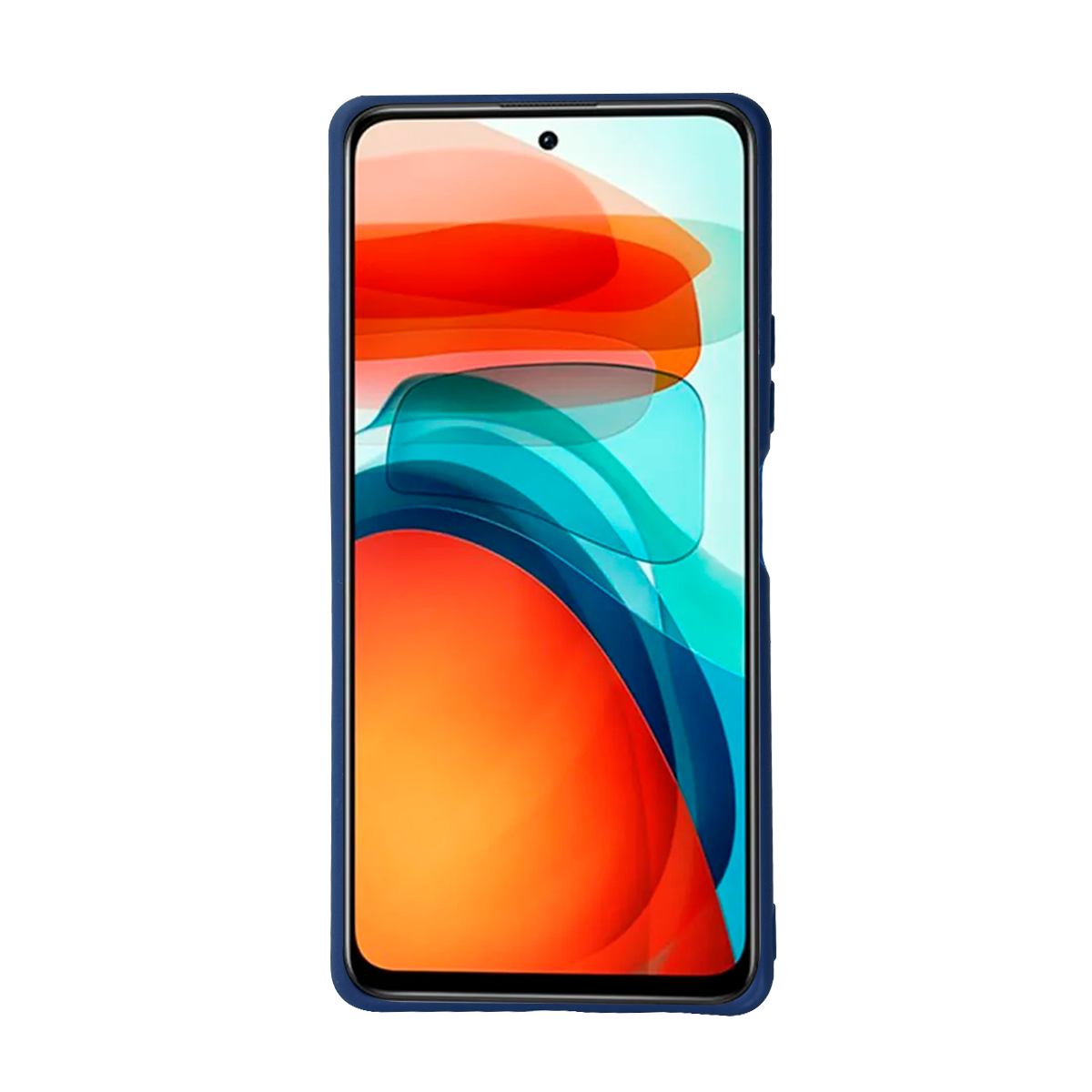 Silicon case for Redmi note 10 pro (Blue)