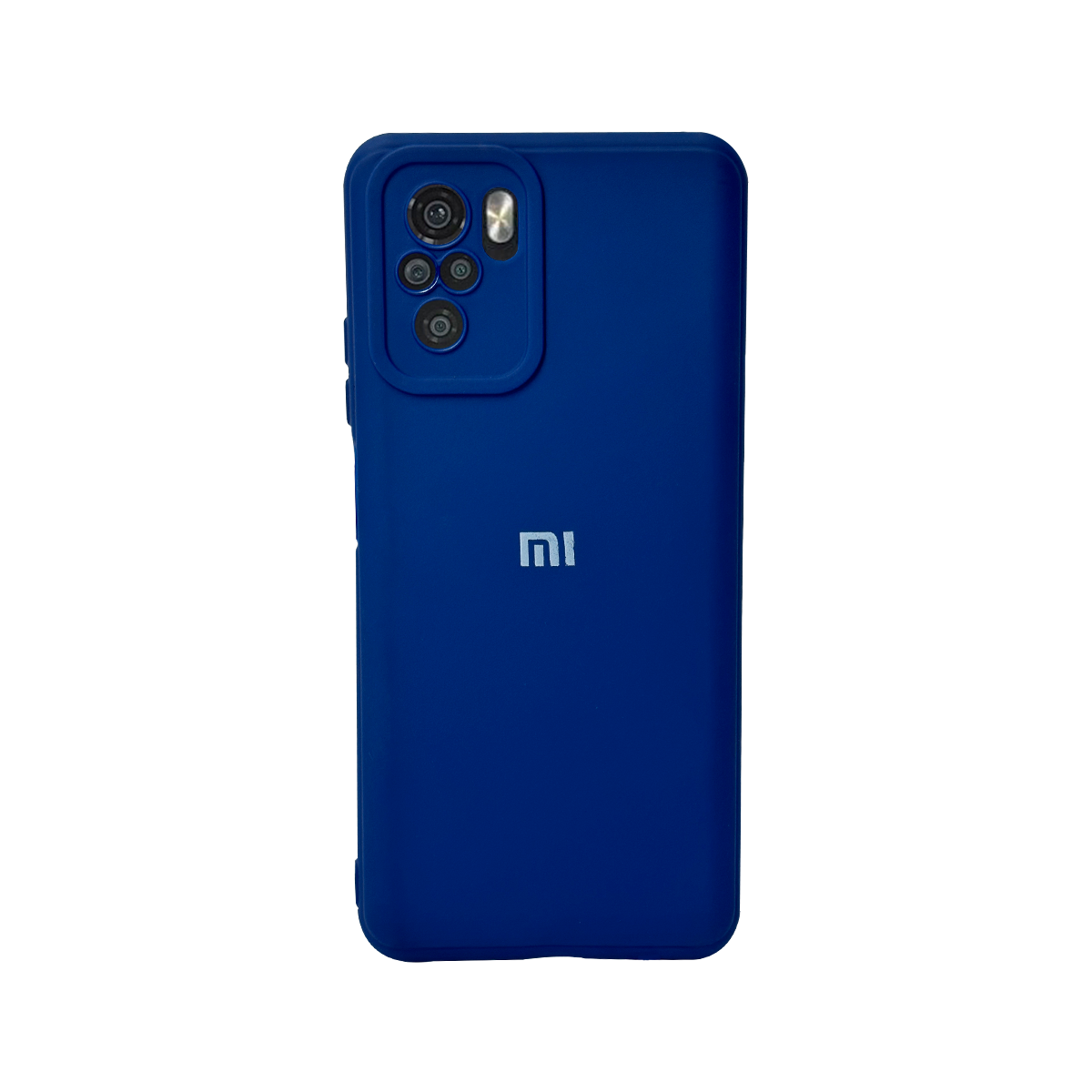 Silicon Back Case For Redmi Note 10 (Blue)
