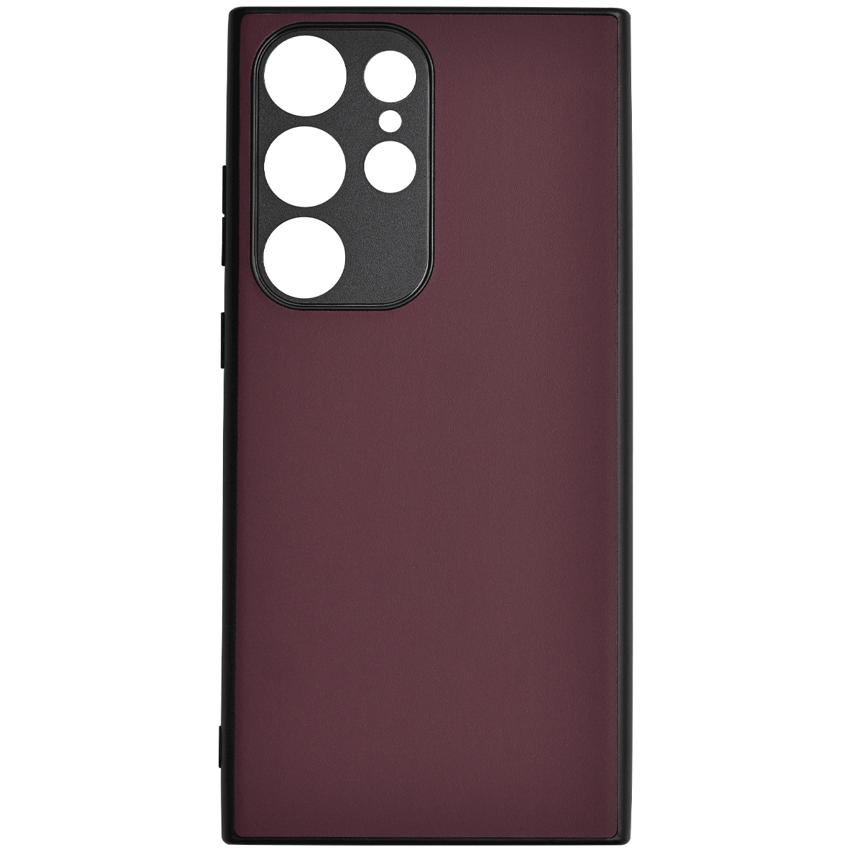 Leather Case for Samsung  S23 Ultra (Maroon)