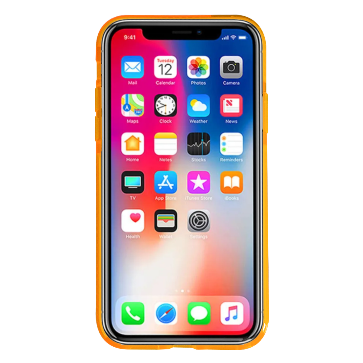 Casetify Sea Case for iPhone X/XS/10 (Orange)