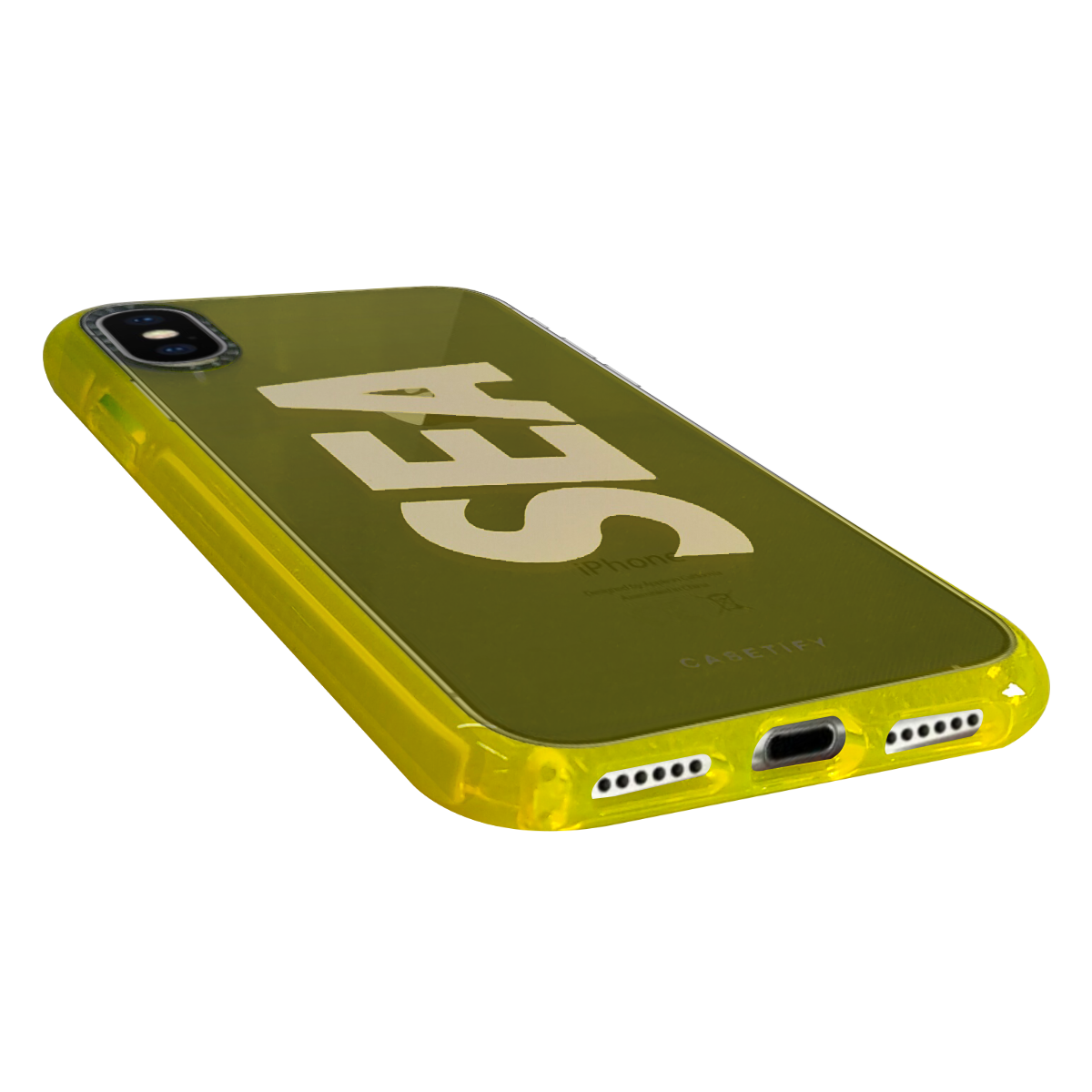 Casetify Sea Cases for iPhone XR (Yellow)