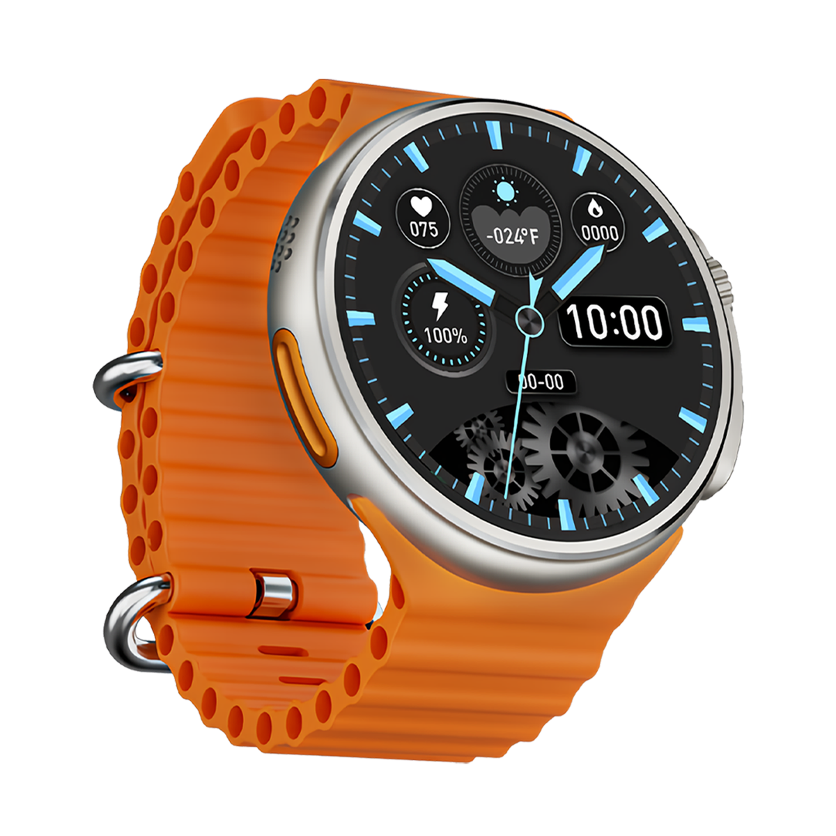 V3 Ultra Max Smart Watch | 1.6 inch Round Screen (49mm) Orange