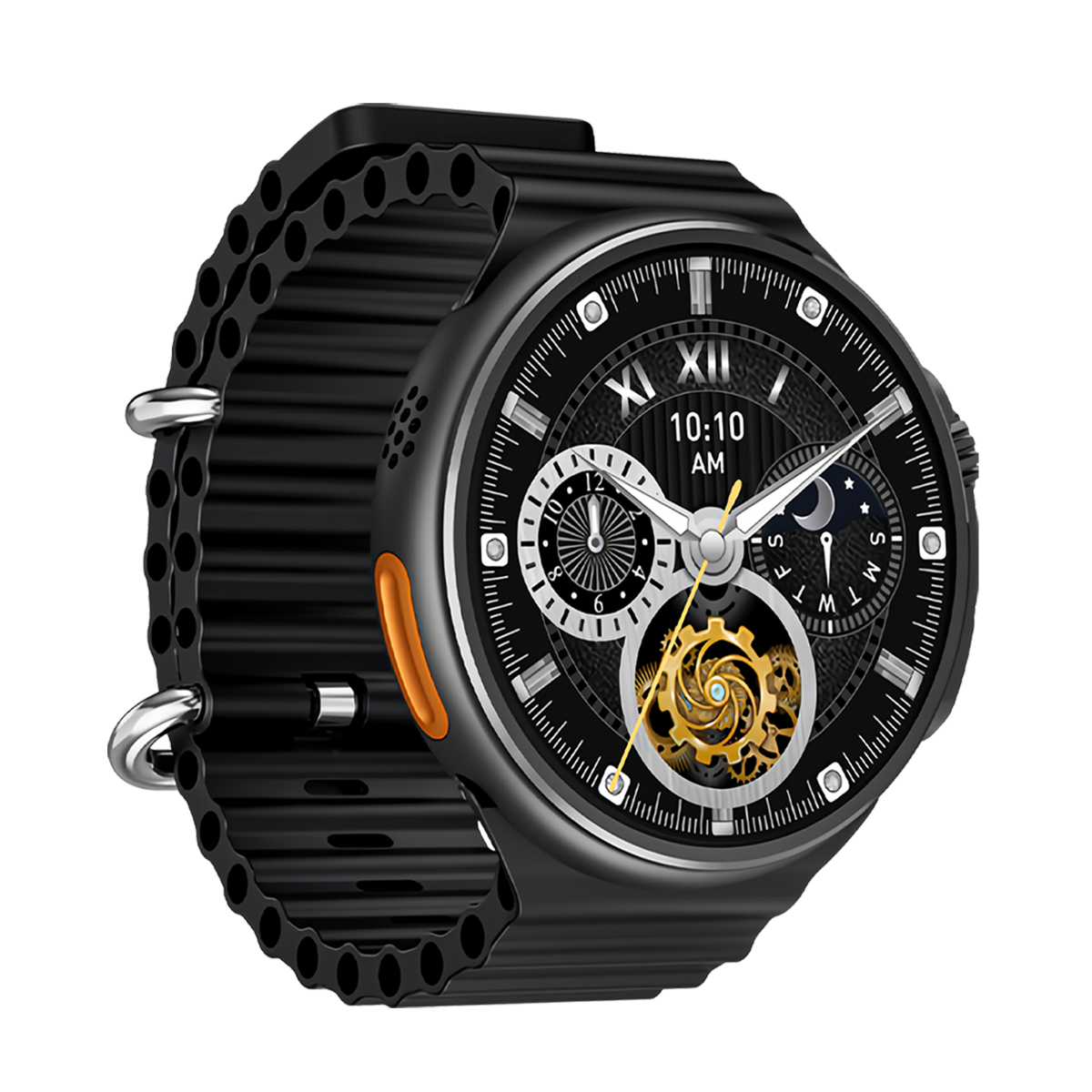 V3 Ultra Max Smart Watch | 1.6 inch Round Screen (49mm) Black