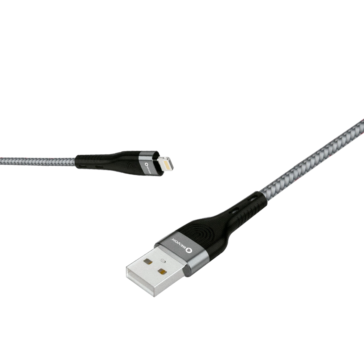 Beyox BX12 3.1A Fast Charging Data Cable (IP) | Nylon Braided