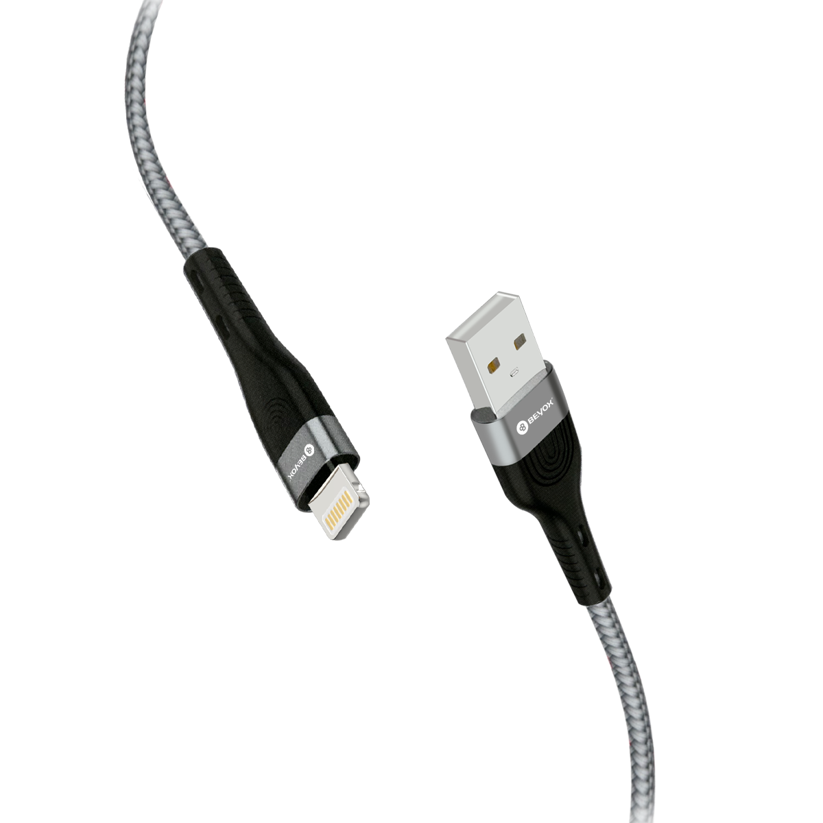 Beyox BX12 3.1A Fast Charging Data Cable (IP) | Nylon Braided