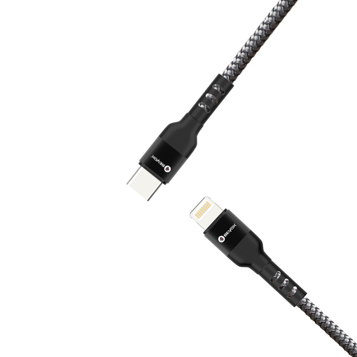 Beyox BX13 24W PD USB C to Lightning Fast Charging cable | Nylon Braided