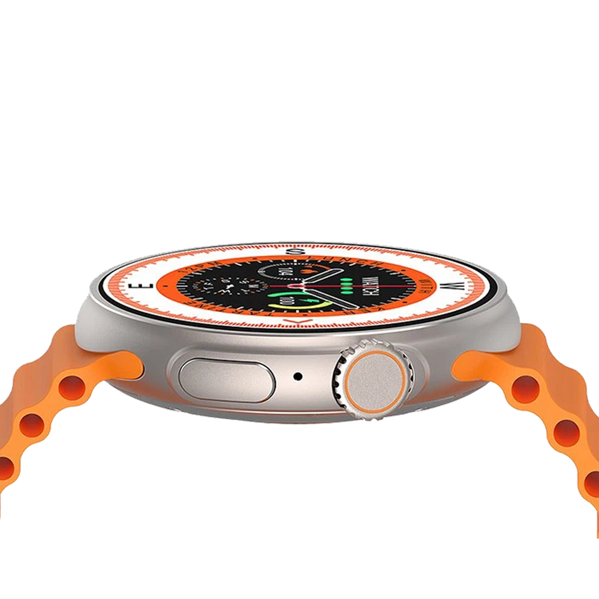 V3 Ultra Max Smart Watch | 1.6 inch Round Screen (49mm) Orange