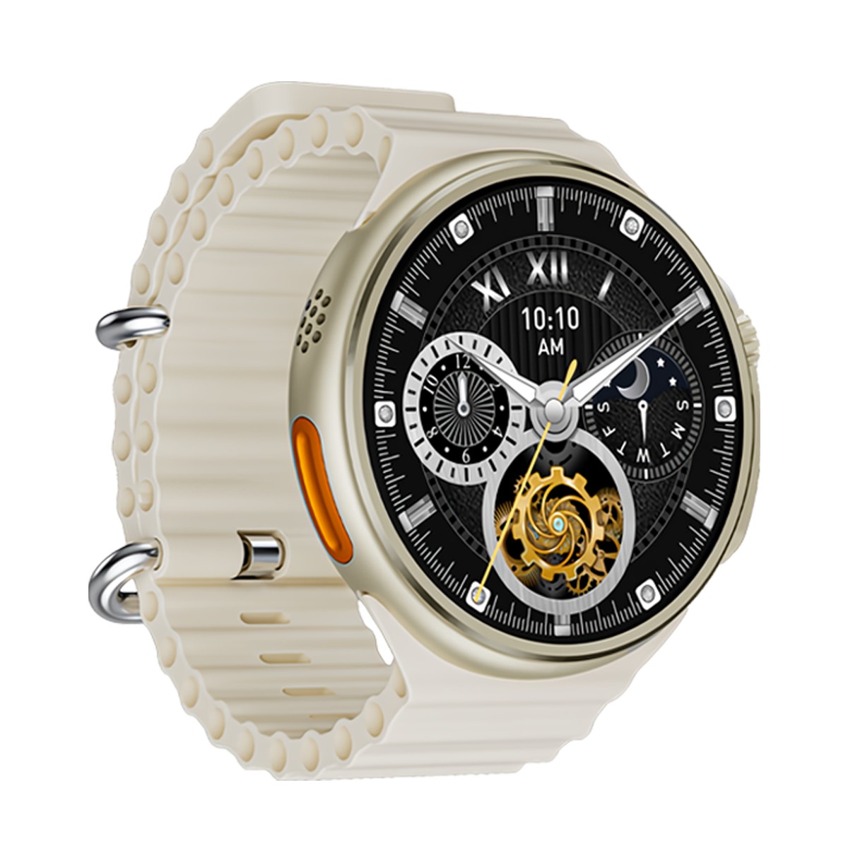 V3 Ultra Max Smart Watch | 1.6 inch Round Screen (49mm) White