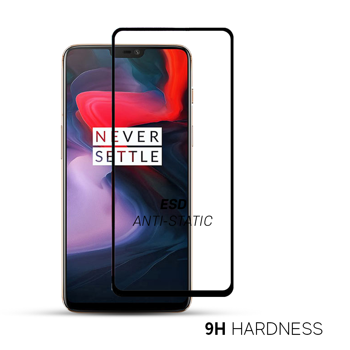 Beyox ESD Anti Static 5D Glass for OnePlus 6