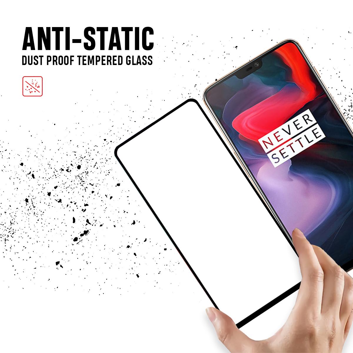 Beyox ESD Anti Static 5D Glass for OnePlus 6
