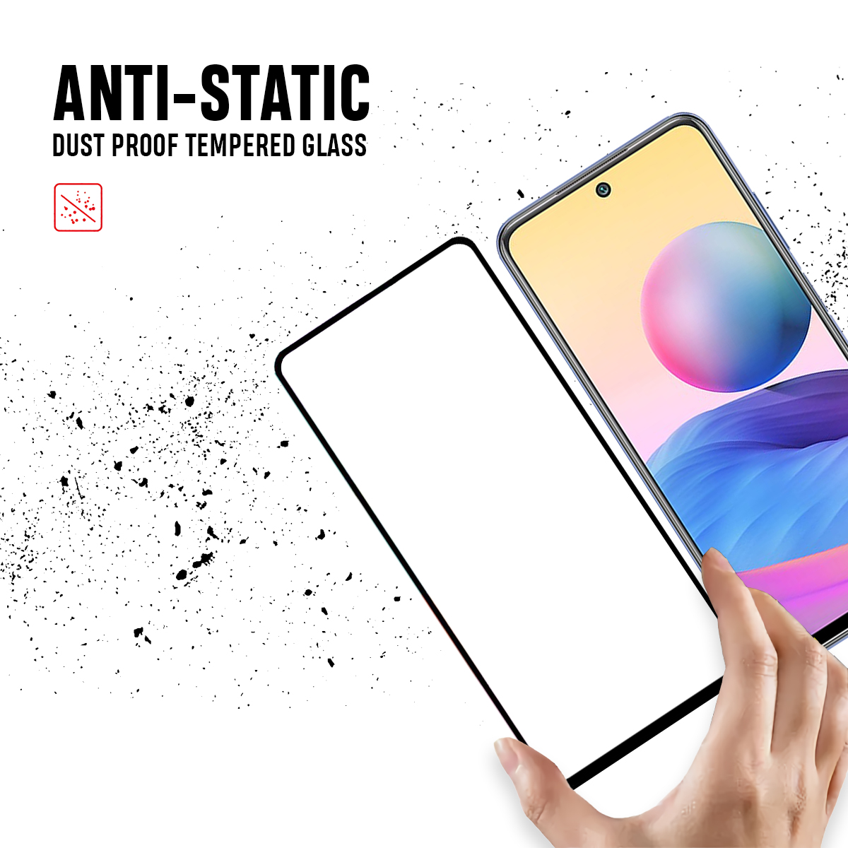 Beyox ESD Anti Static 5D Glass for Redmi 10 Prime