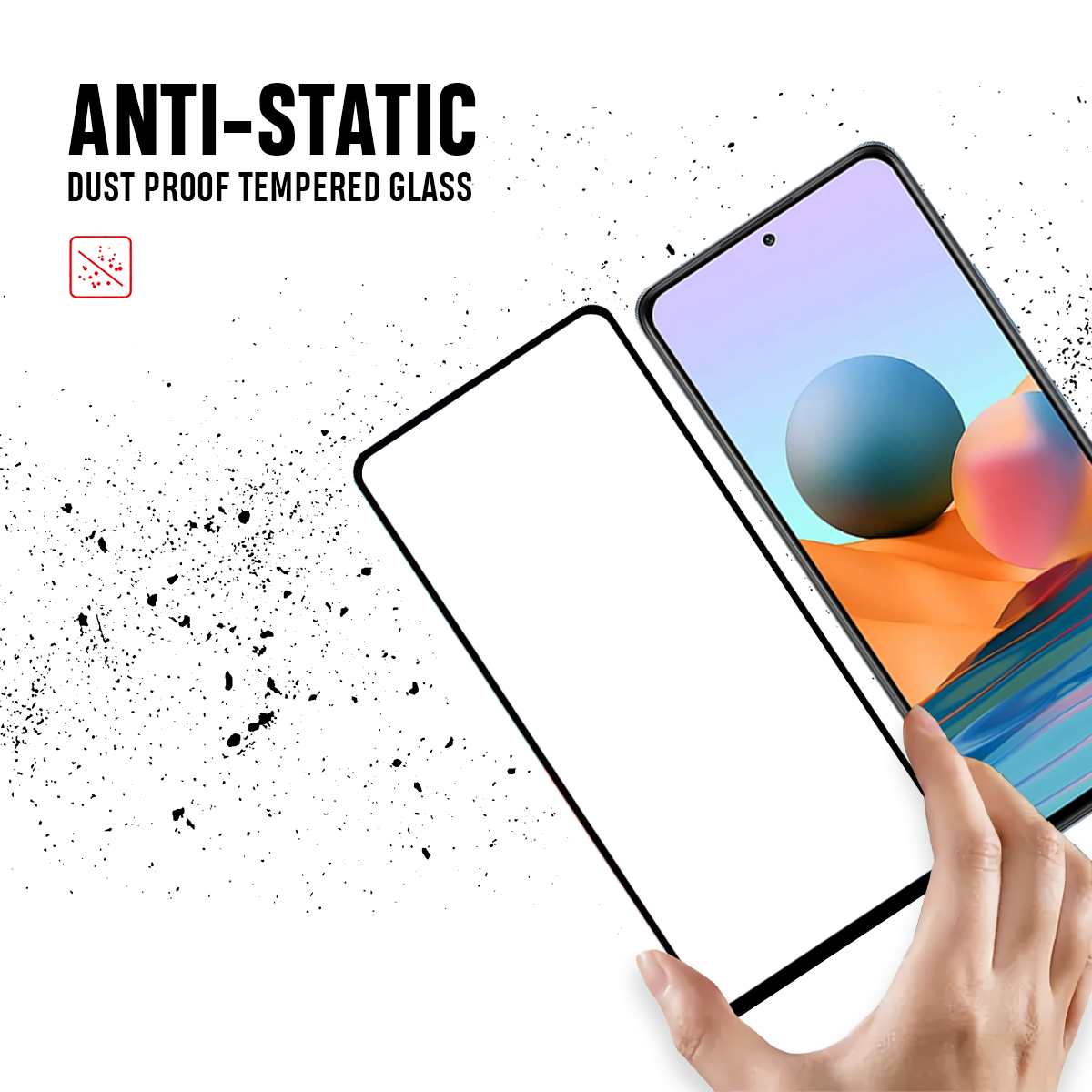 Beyox ESD Anti Static 5D Glass for Redmi Note 10 pro