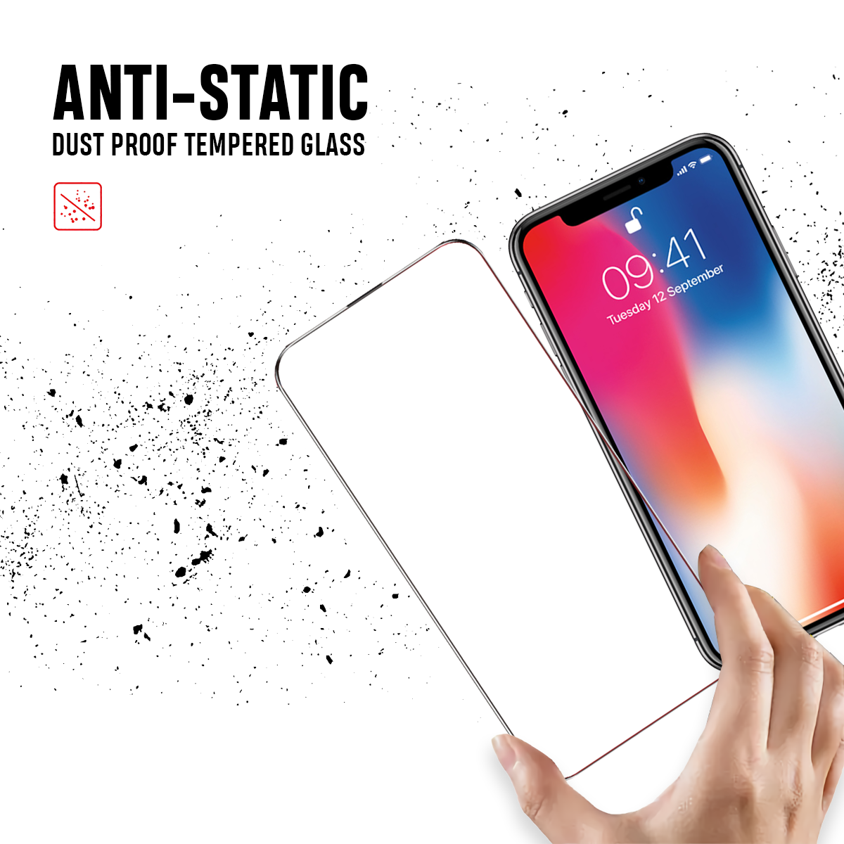 Beyox ESD Anti Static 5D Glass for Iphone XS