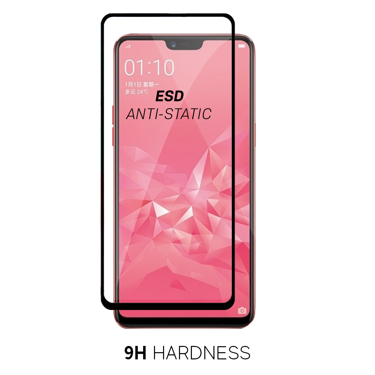 Beyox ESD Anti Static 5D Glass for Realme Narzo 50A Prime