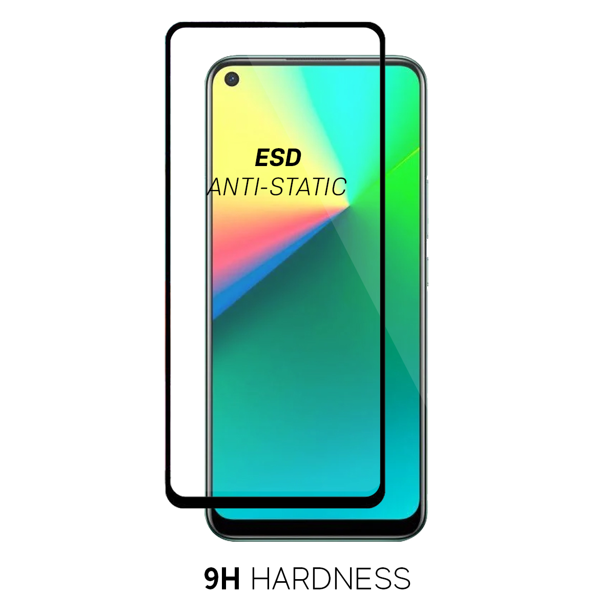 Beyox ESD Anti Static 5D Glass for Realme A11s