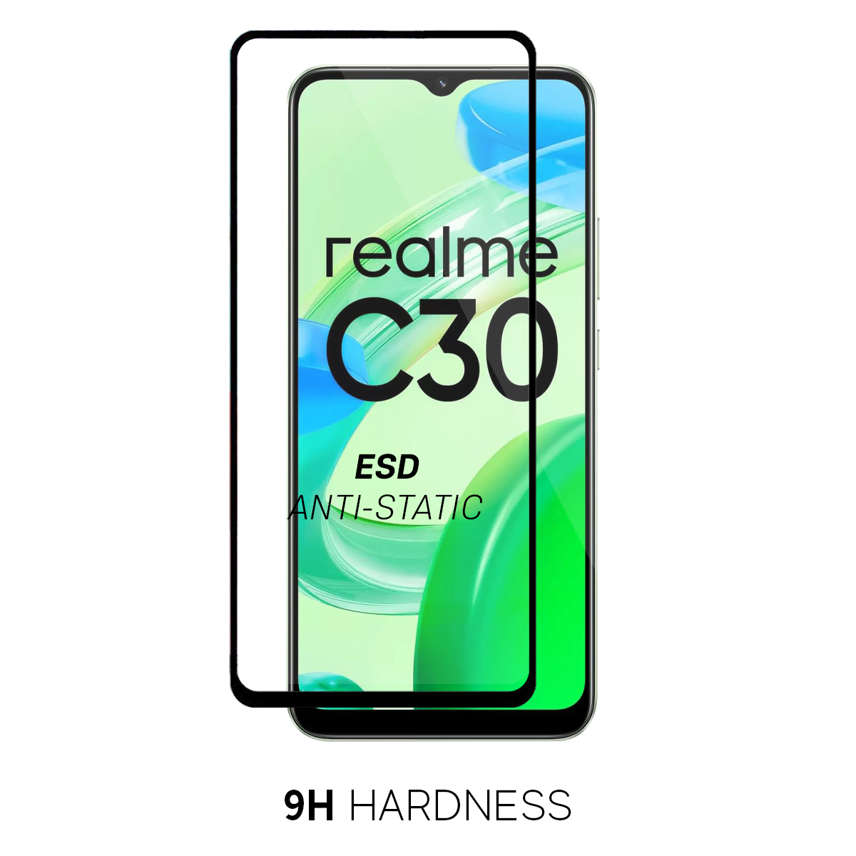 Beyox ESD Anti Static 5D Glass for Realme C30s