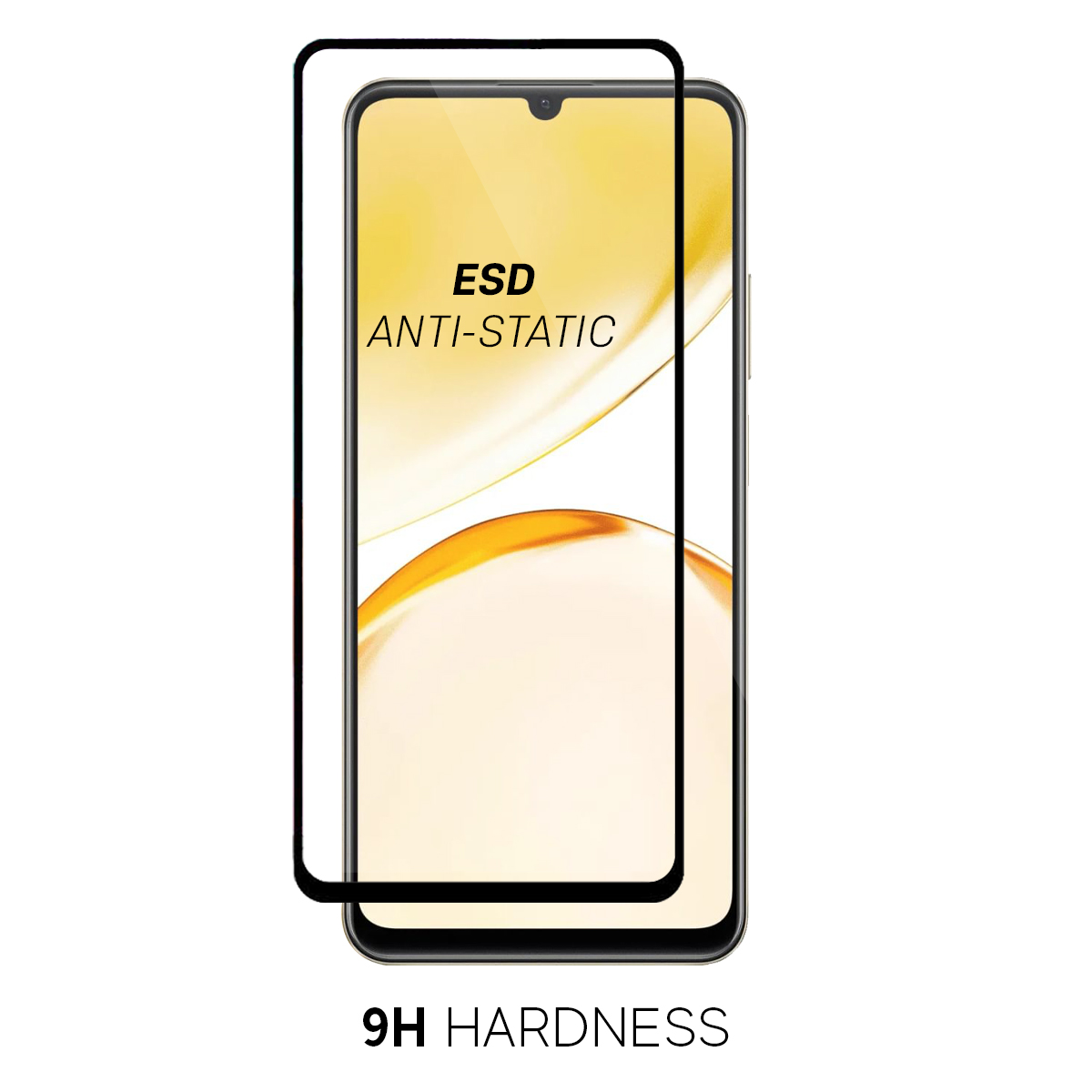 Beyox ESD Anti Static 5D Glass for Realme A5