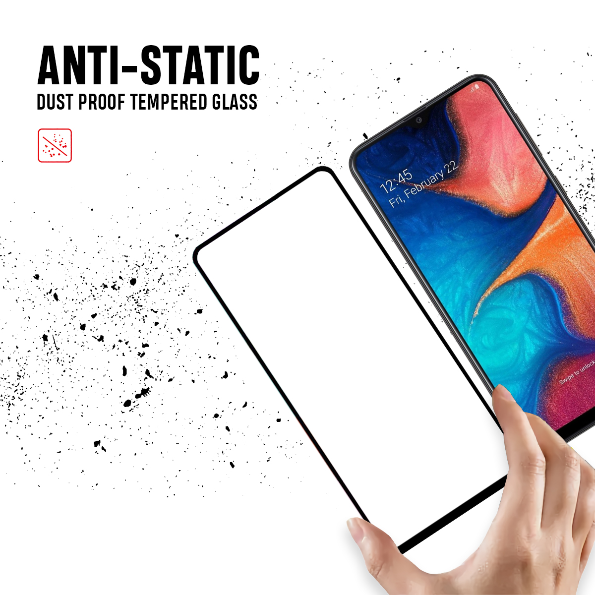 Beyox ESD Anti Static 5D Glass for Samsung A20