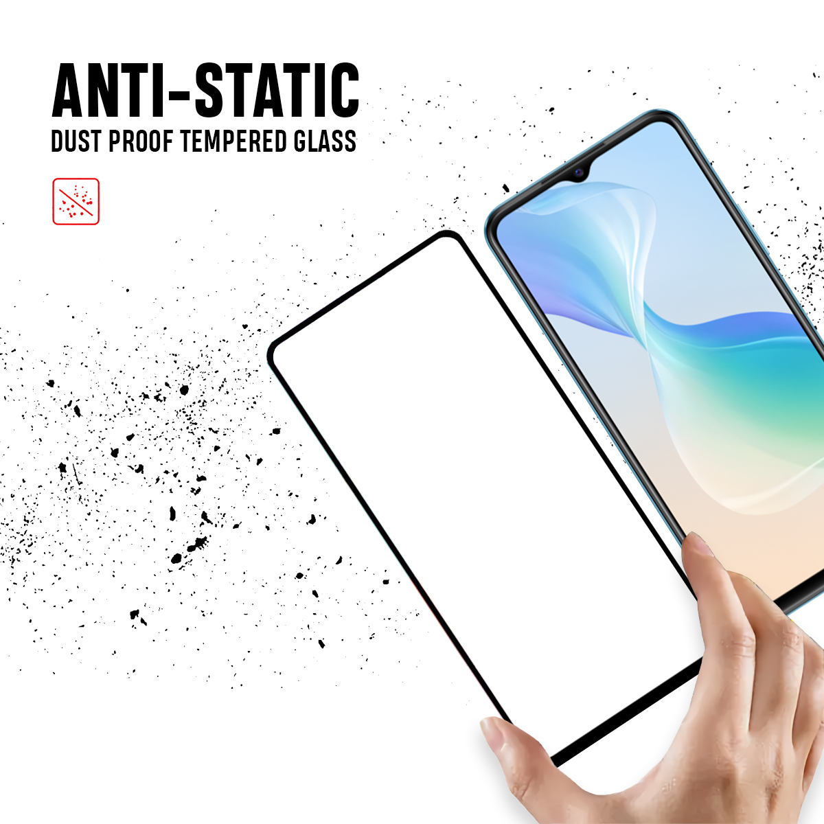 Beyox ESD Anti Static 5D Glass for Vivo T1