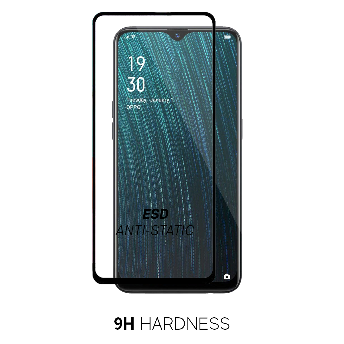 Beyox ESD Anti Static 5D Glass for Oppo A7