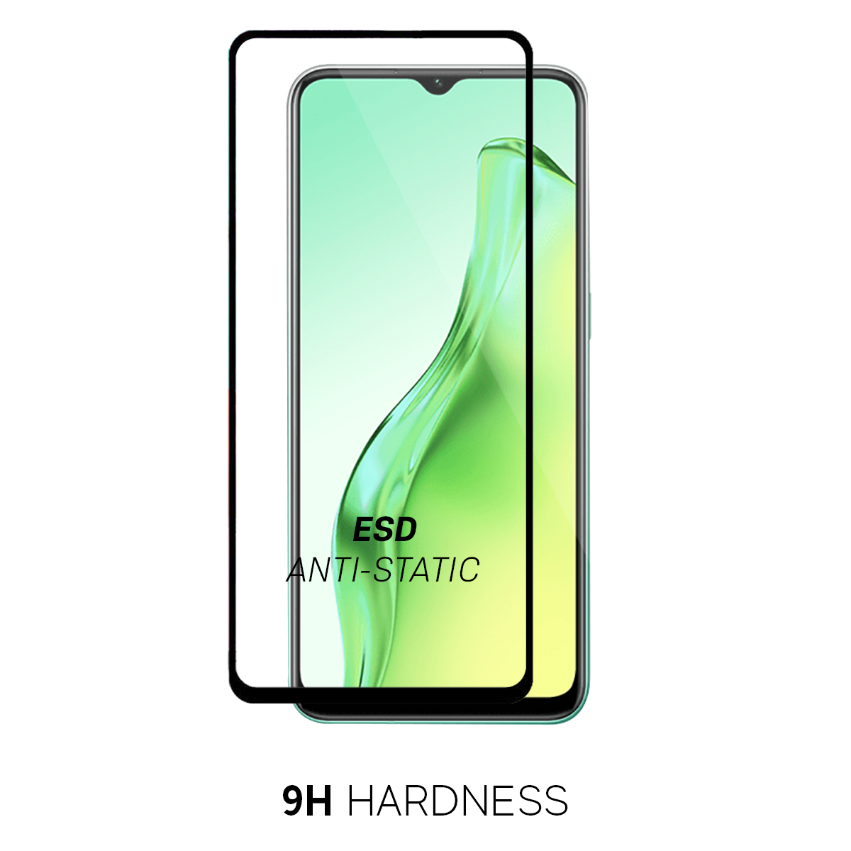 Beyox ESD Anti Static 5D Glass for Oppo A9