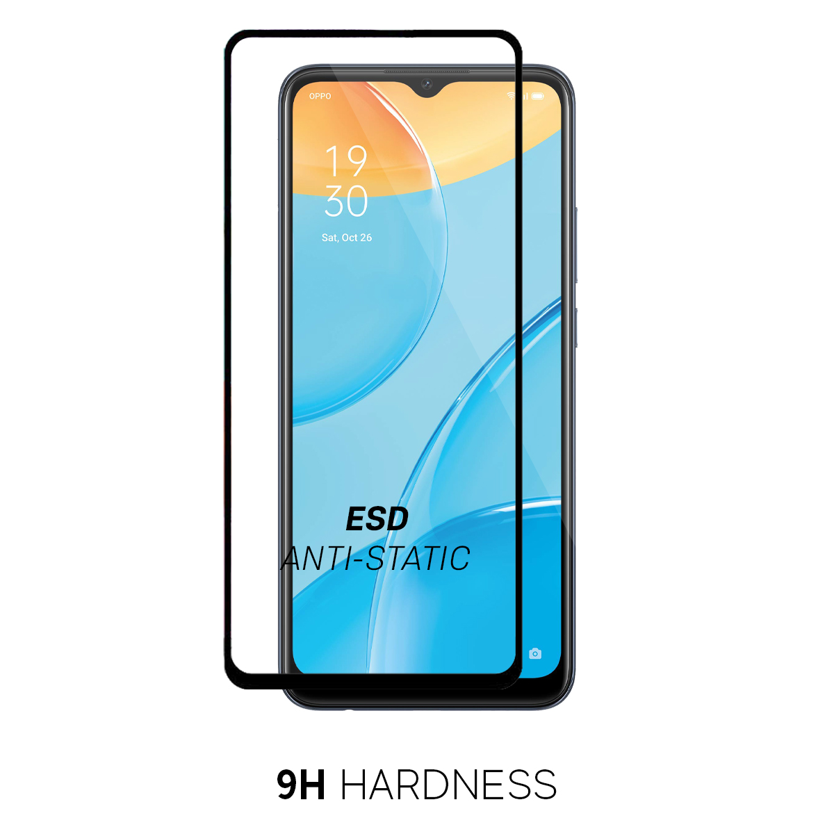 Beyox ESD Anti Static 5D Glass for Oppo A9