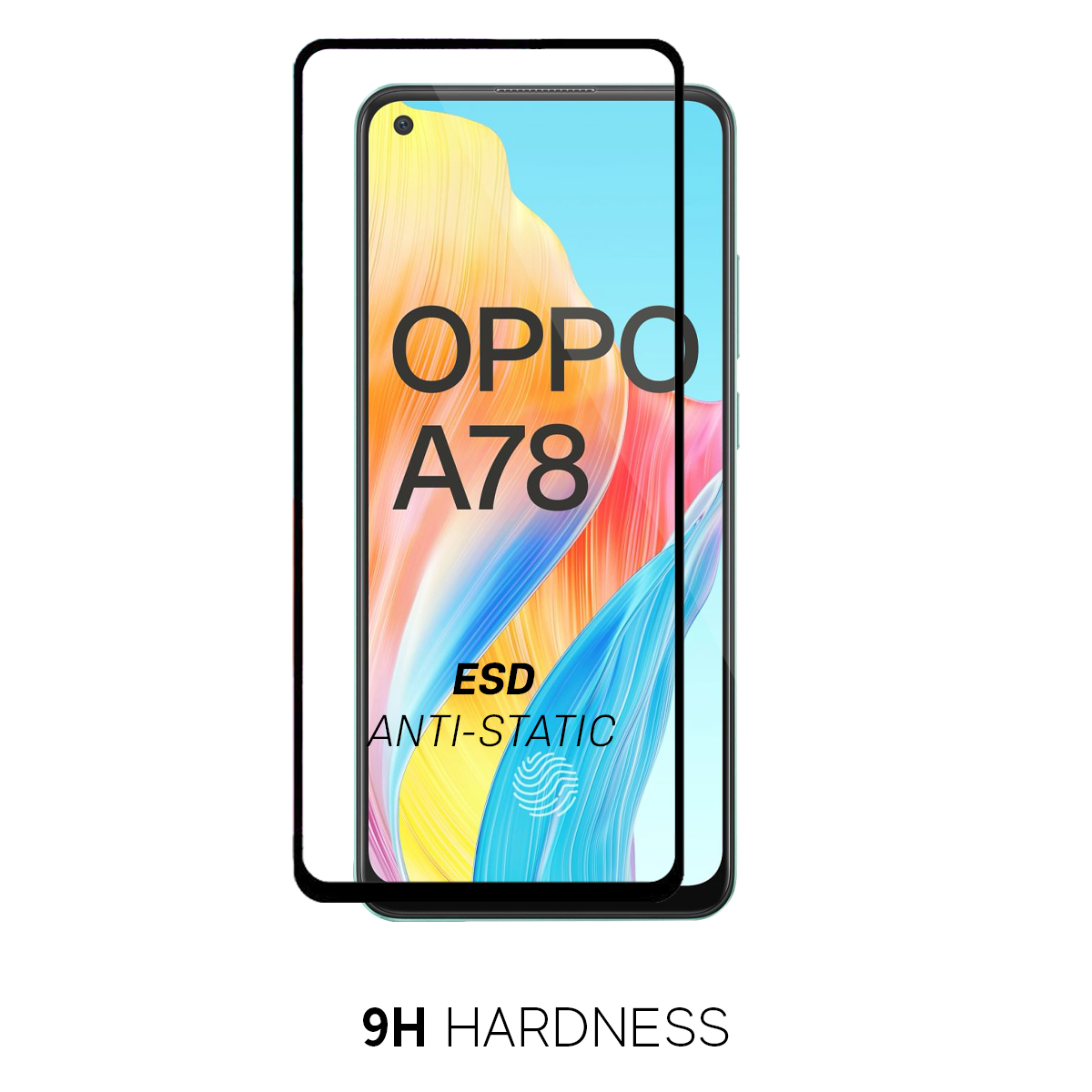 Beyox ESD Anti Static 5D Glass for Oppo A 12