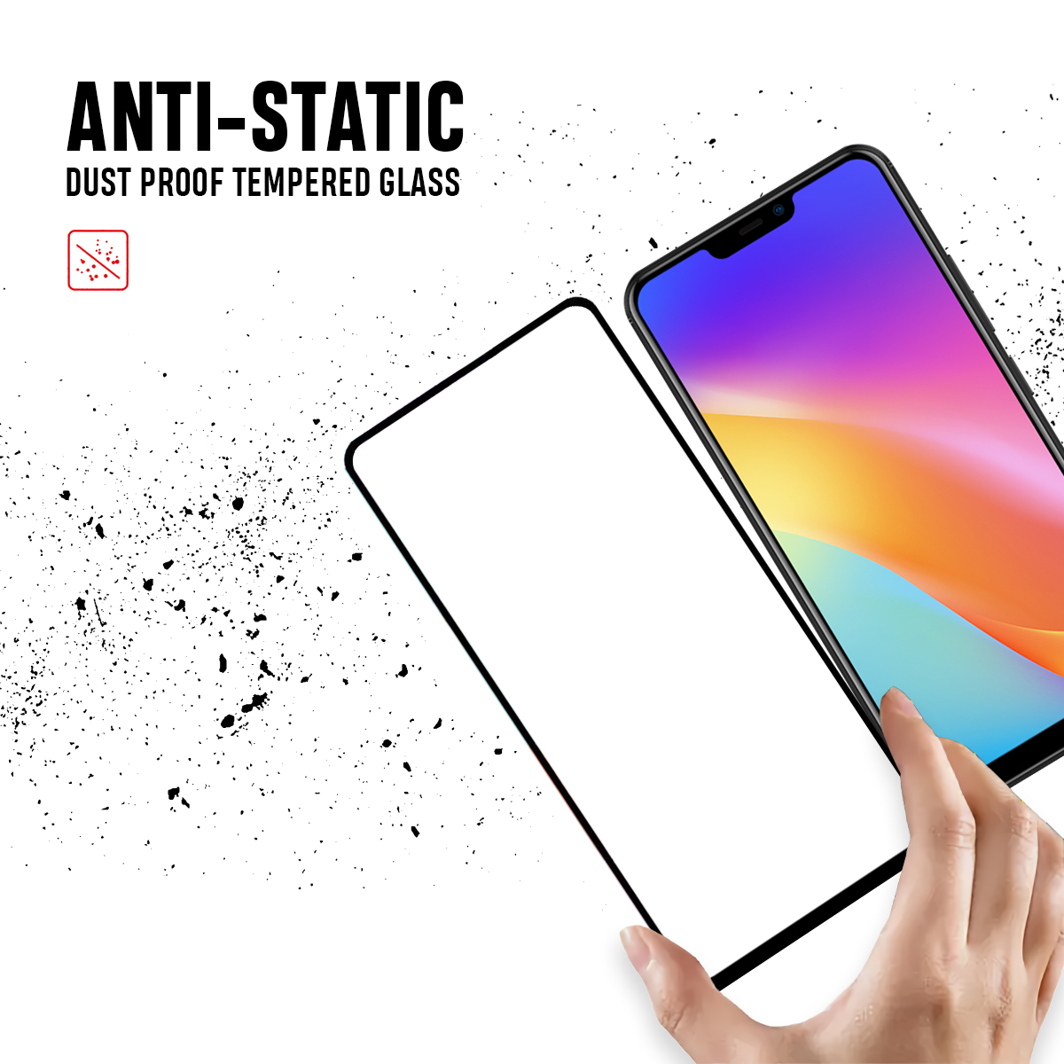 Beyox ESD Anti Static 5D Glass for Vivo Z1