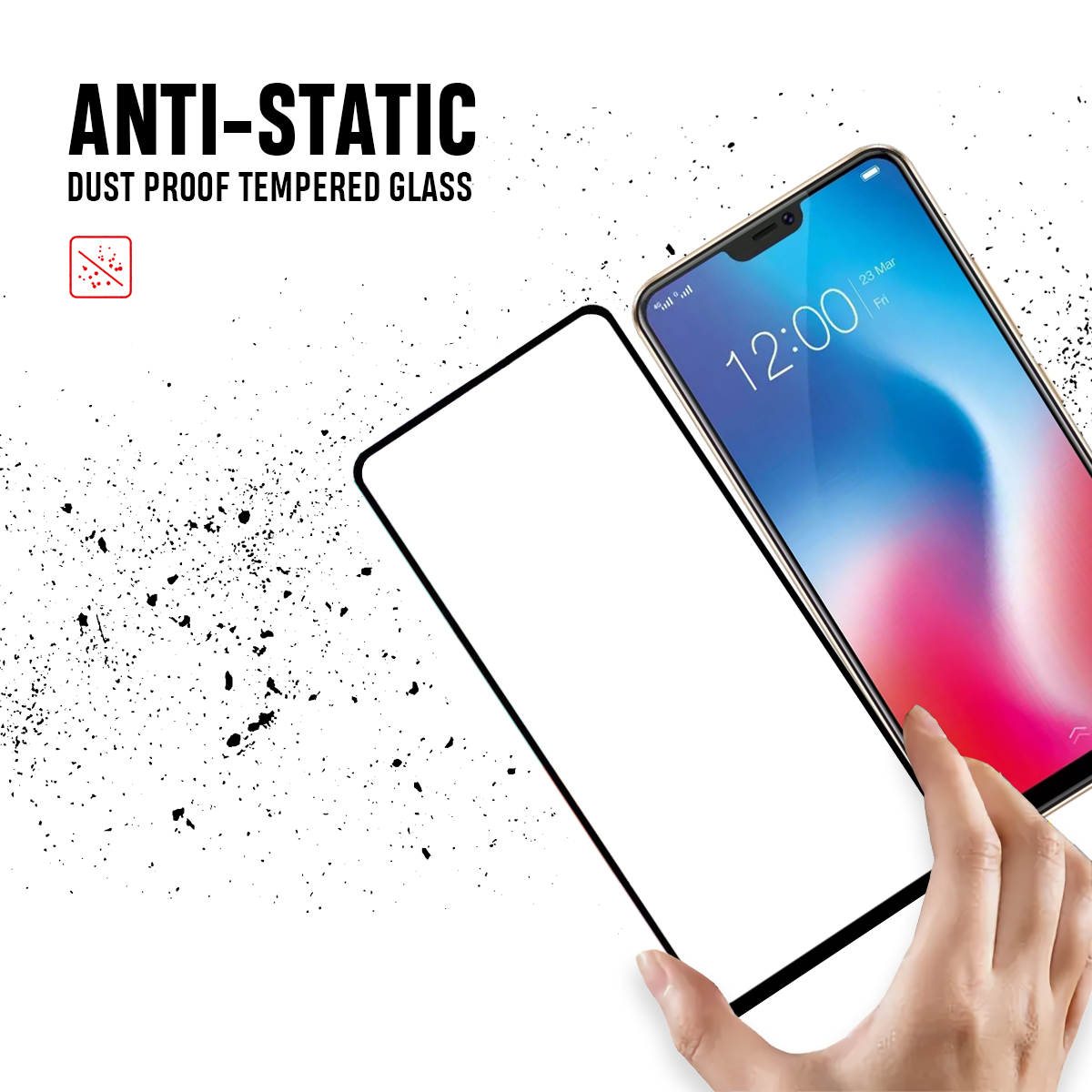 Beyox ESD Anti Static 5D Glass for Vivo V9