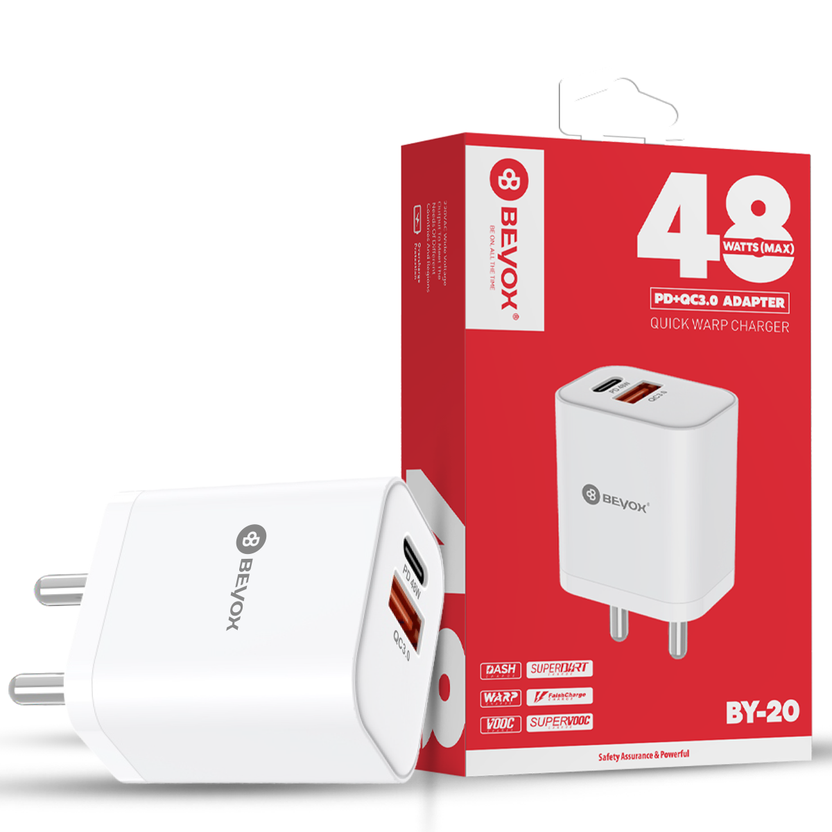 Beyox 48W Fast Charging Adapter