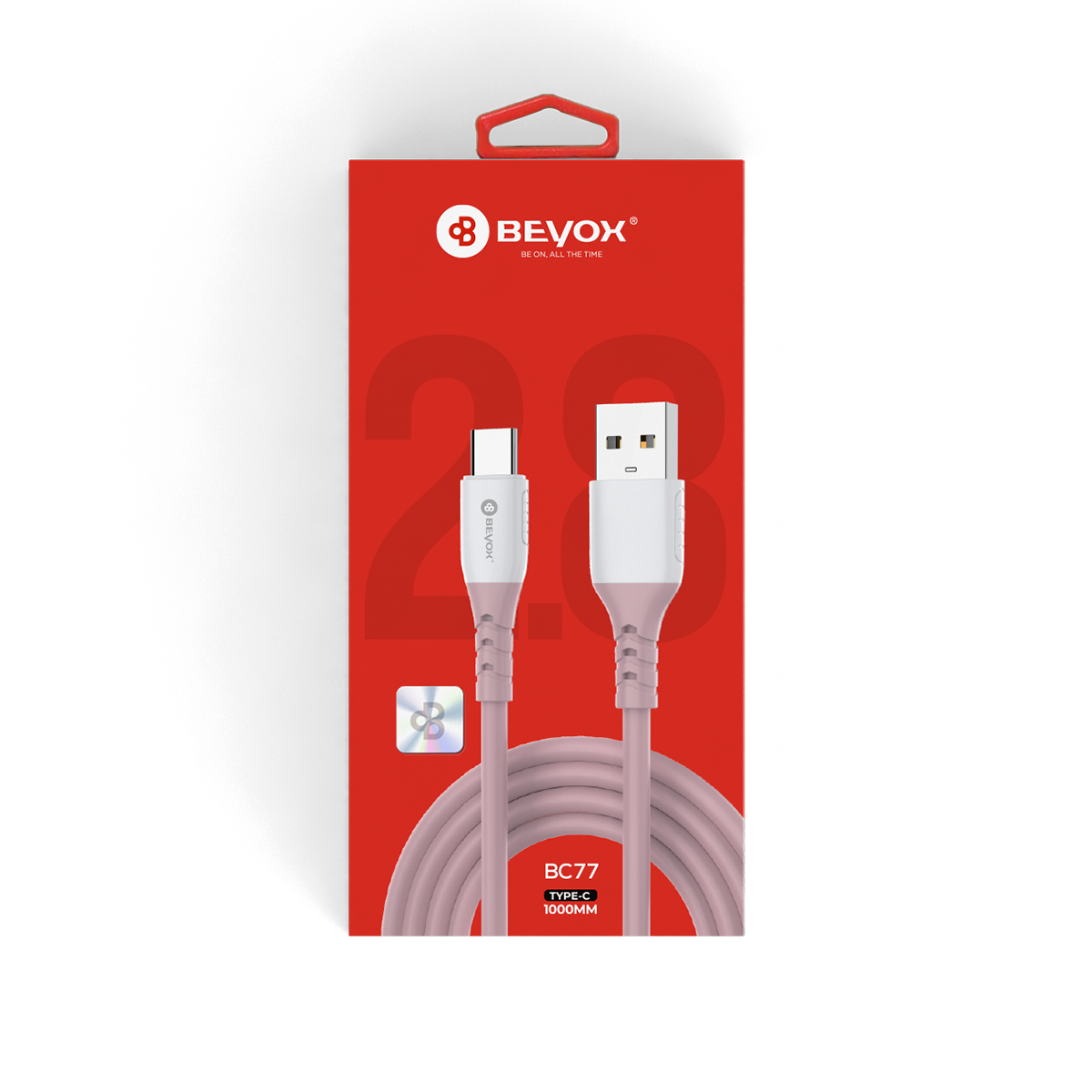 Beyox BC77 2.8A Fast Charging Data Cable (Type-C)