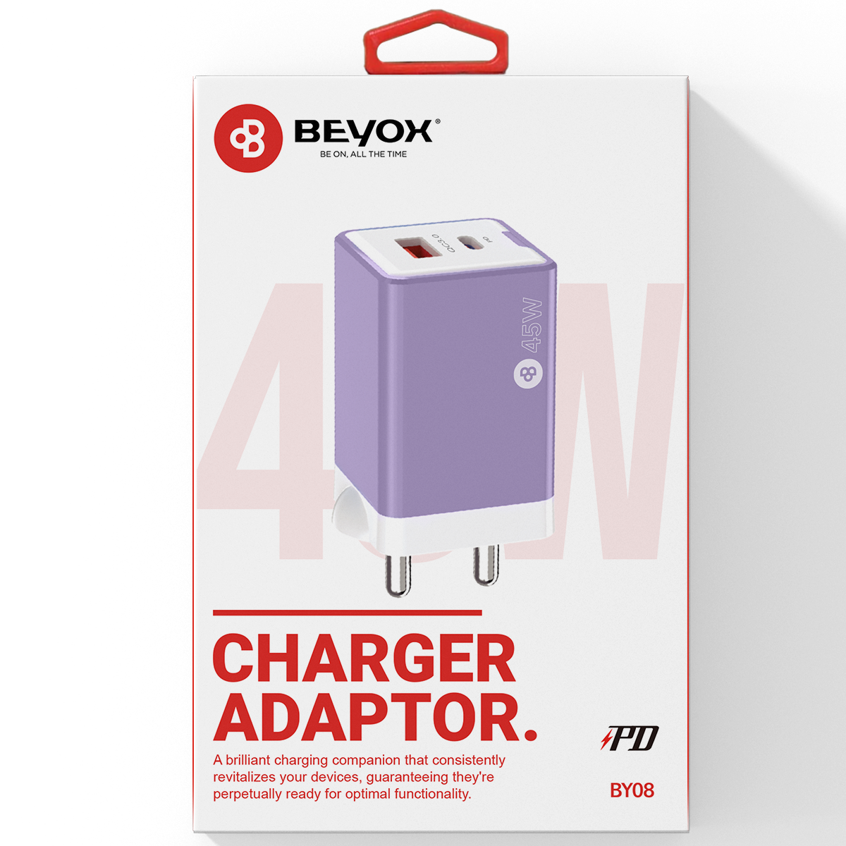 Beyox 45W PD Quick Charger BY-08