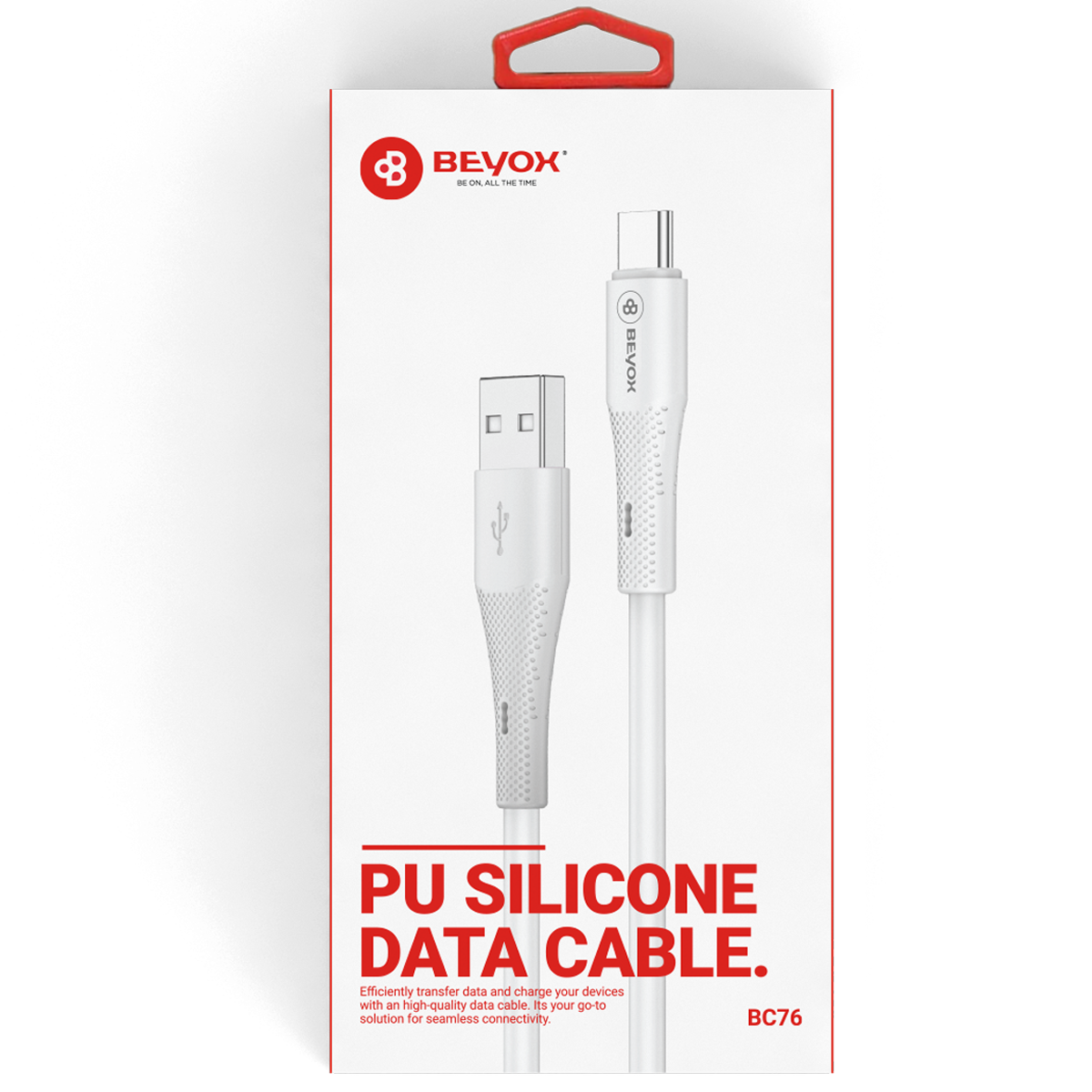 BC76 PU Silicone Data Cable(Type- C)