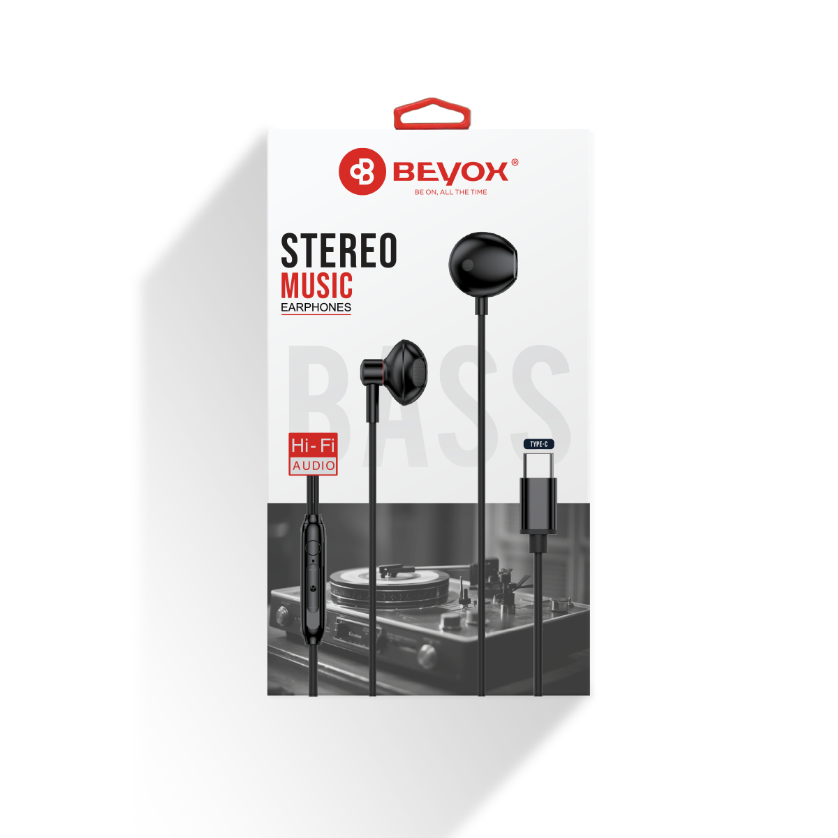 BEYOX BE135 Stereo Music Earphone / Type C