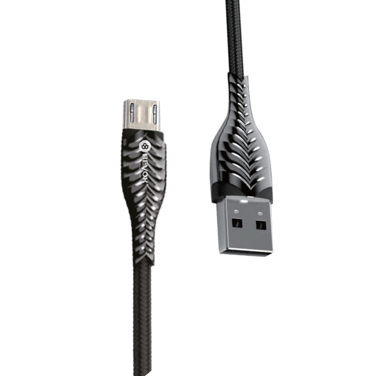 BC78 Nylon Braided Data cable (Micro) Metal Head