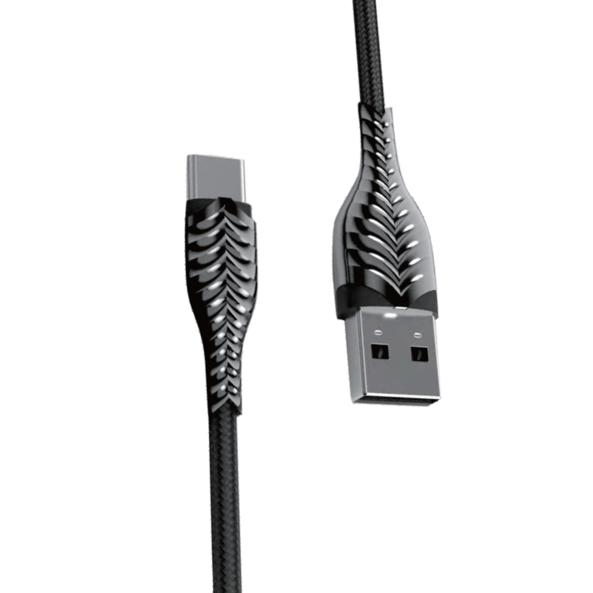 BC78 Nylon Braided Data cable (Type C) Metal Head