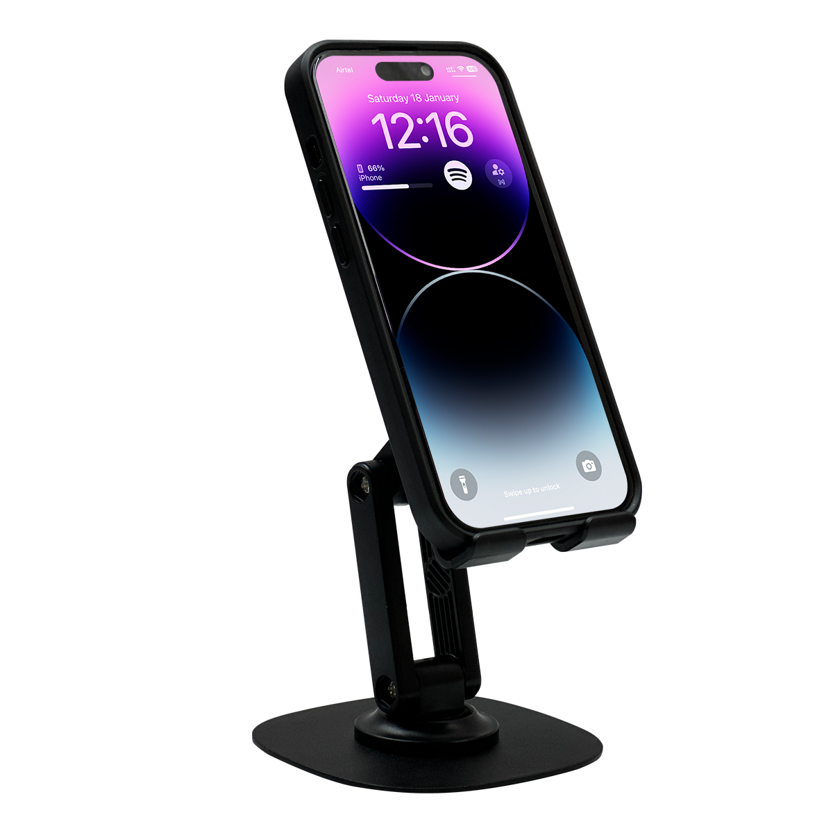 BEYOX BS51 Desktop Phone Holder Height Adjustable,360 degree Rotation