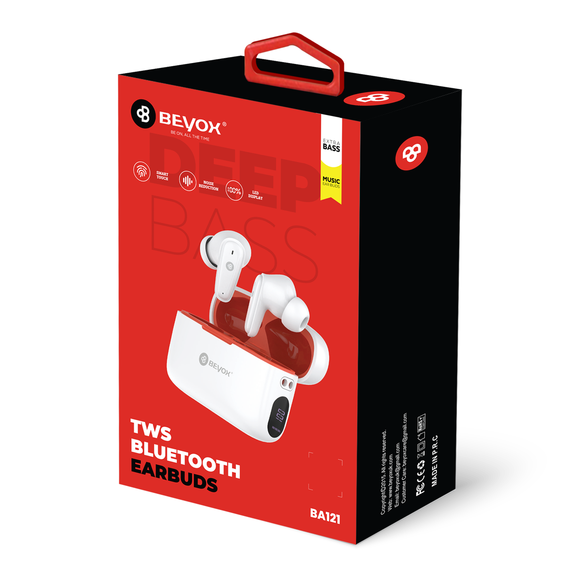 BEYOX BA121 TWS Bluetooth Earbuds