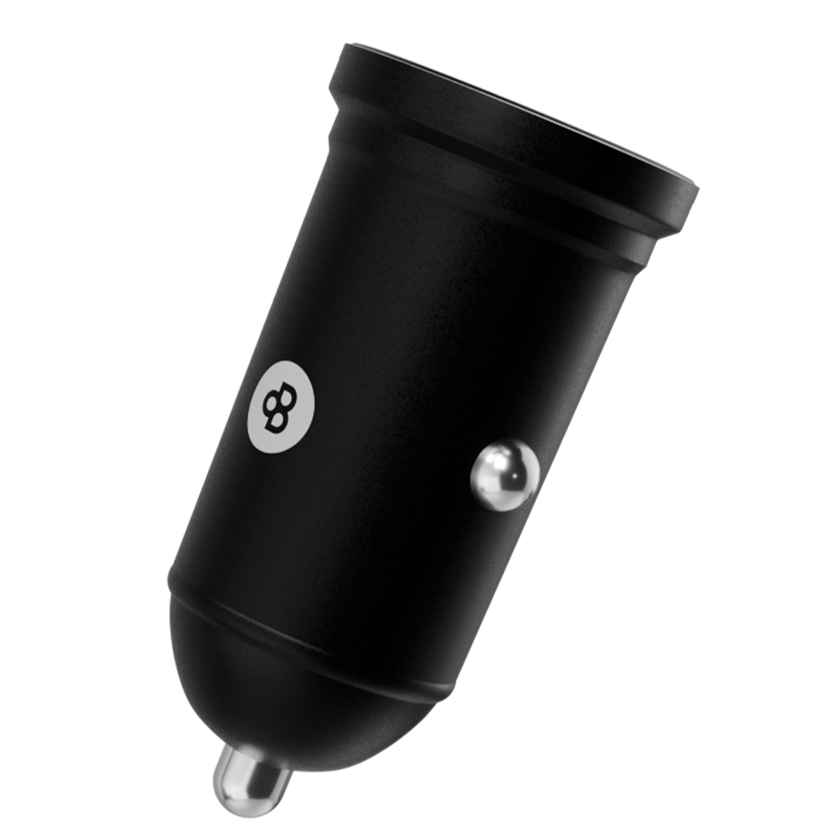 Beyox BY-22 3.1A QC Dual Port Fast charging Car Charger with Type C cable (Black)