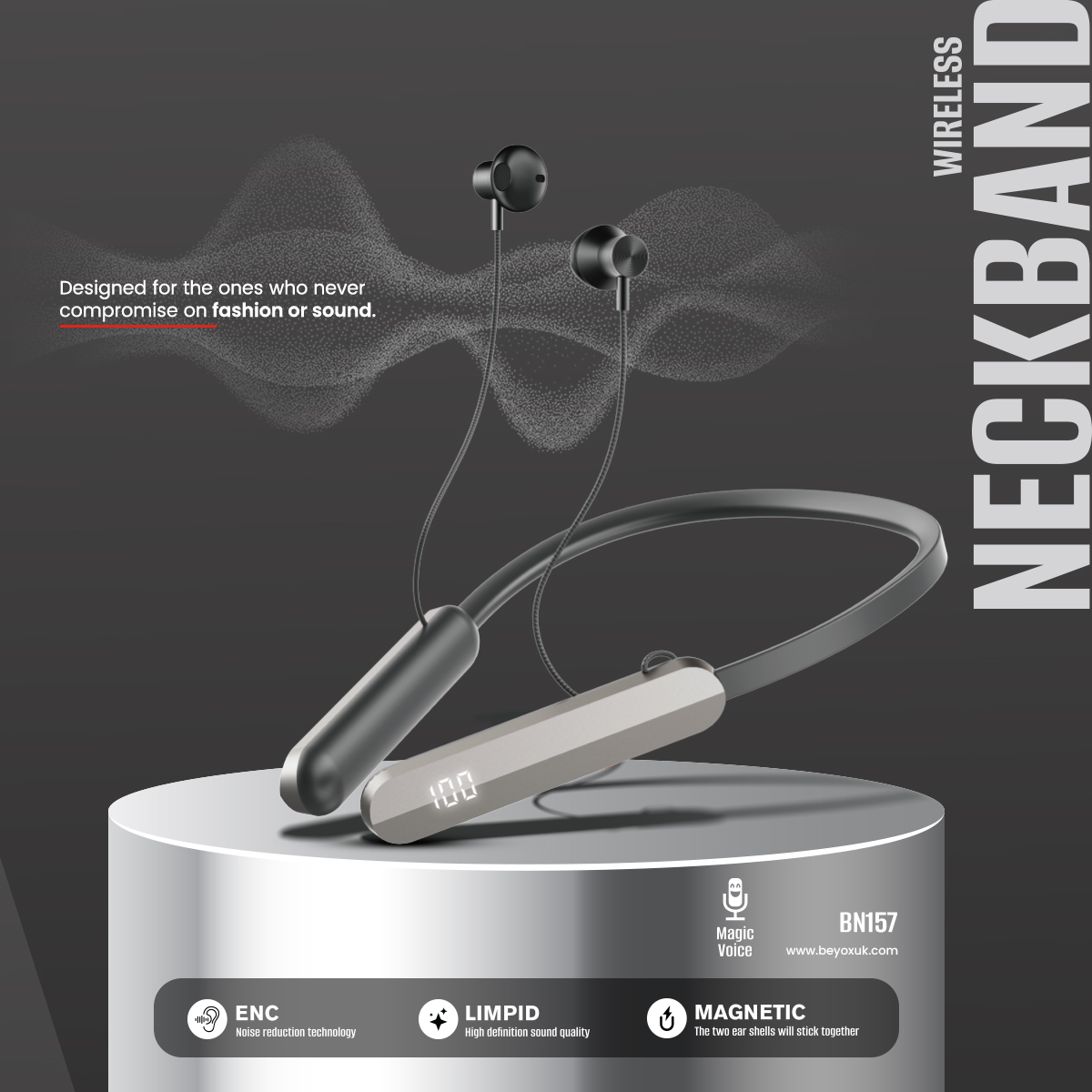 Beyox BN157 Wireless Neckband